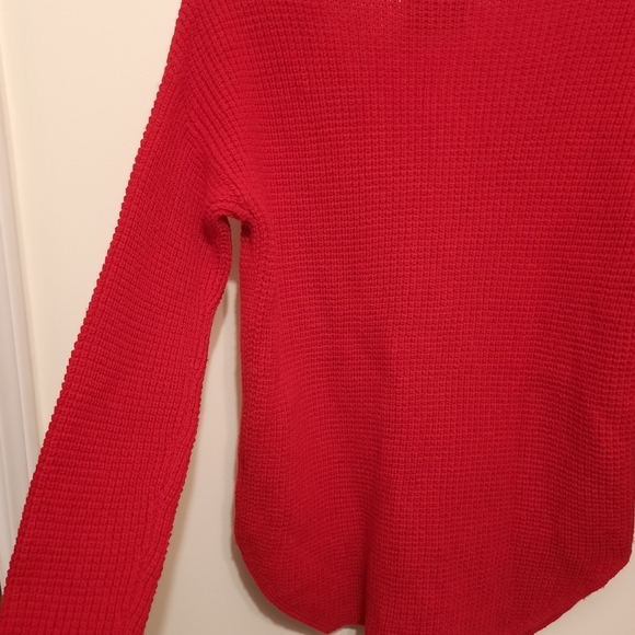 Aritzia Wilfred Free Wolter Sweater Red Wool - Picture 9 of 12